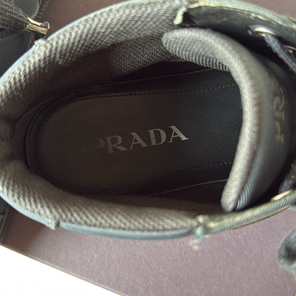 Authentic Prada Nylon High-Top Sneaker - Picture 5 of 11